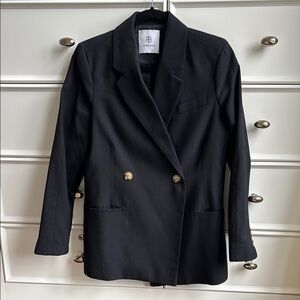 Anine Bing Kaia Black Blazer
